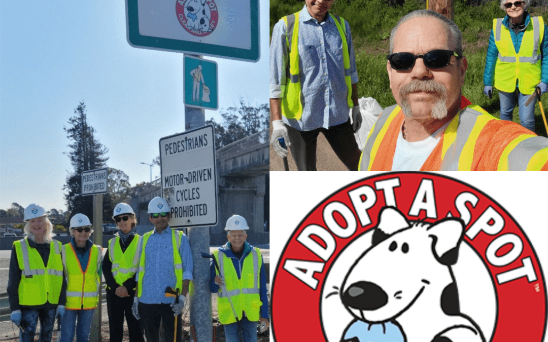 Putting On Our Best Face: Clean Mill Valley Remains Vigilant on Reducing Litter, Garners Kudos from CalTrans’ Adopt-A-Highway Coordinator