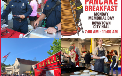 Mill Valley Volunteer Firefighters’ Memorial Day Pancake Breakfast Returns on May 29, 7-11am! Here Are Details of All of the Blockbuster Weekend Fun!