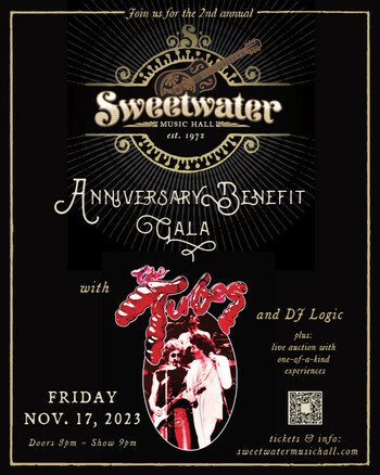 Sweetwater Music Hall Readies Another Anniversary Benefit Gala to Support Its Non-Profit Work, Featuring The Tubes & DJ Logic – Nov. 17