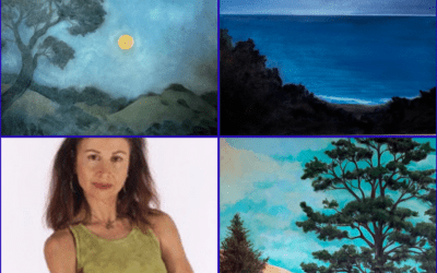 Longtime MV Resident Patricia Gwilliam Ziegler, Creator of the Gorgeous Back Cover of the 2024-25 Enjoy Mill Valley Guide, is the Chamber’s Selection as Artist of the Month for October – Artwalk Is Oct. 1st, 5:30-7:30!