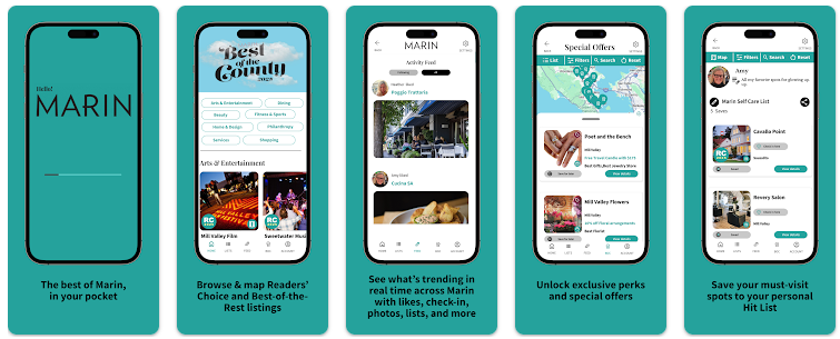 Marin Magazine & the Hello! Marin App Are Celebrating the Hometown Magic Across Marin & Give Local Businesses Extra Cheer Along the Way – It’s the Perfect Moment to Help Our Communities Show Their Holiday Spirit!